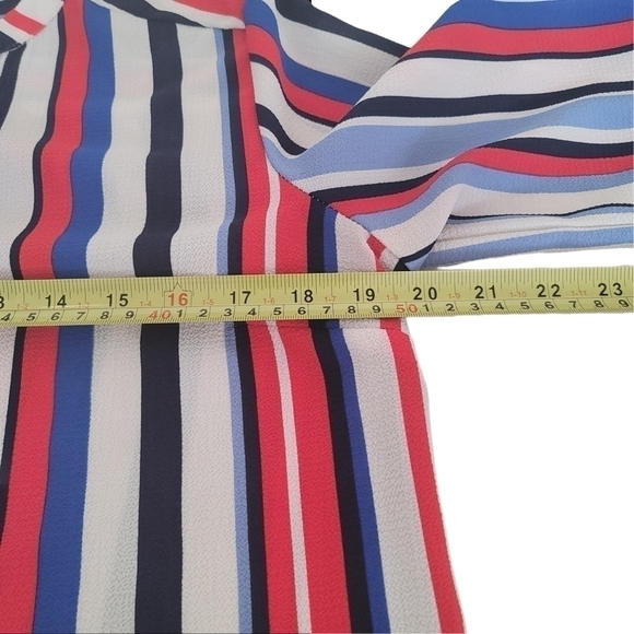 MANDY Evan Multicolor 3/4 Sleeve Blouse US M - Picture 5 of 10